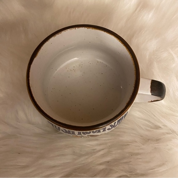 Vintage festival stone wear mushroom chicken tomato soup cups bowls with handles - Picture 11 of 15